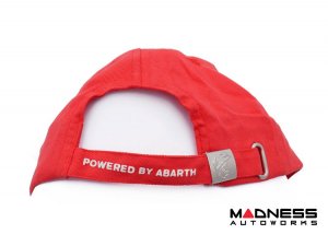 Cap - ABARTH - Red w/ Silver ABARTH Logo 